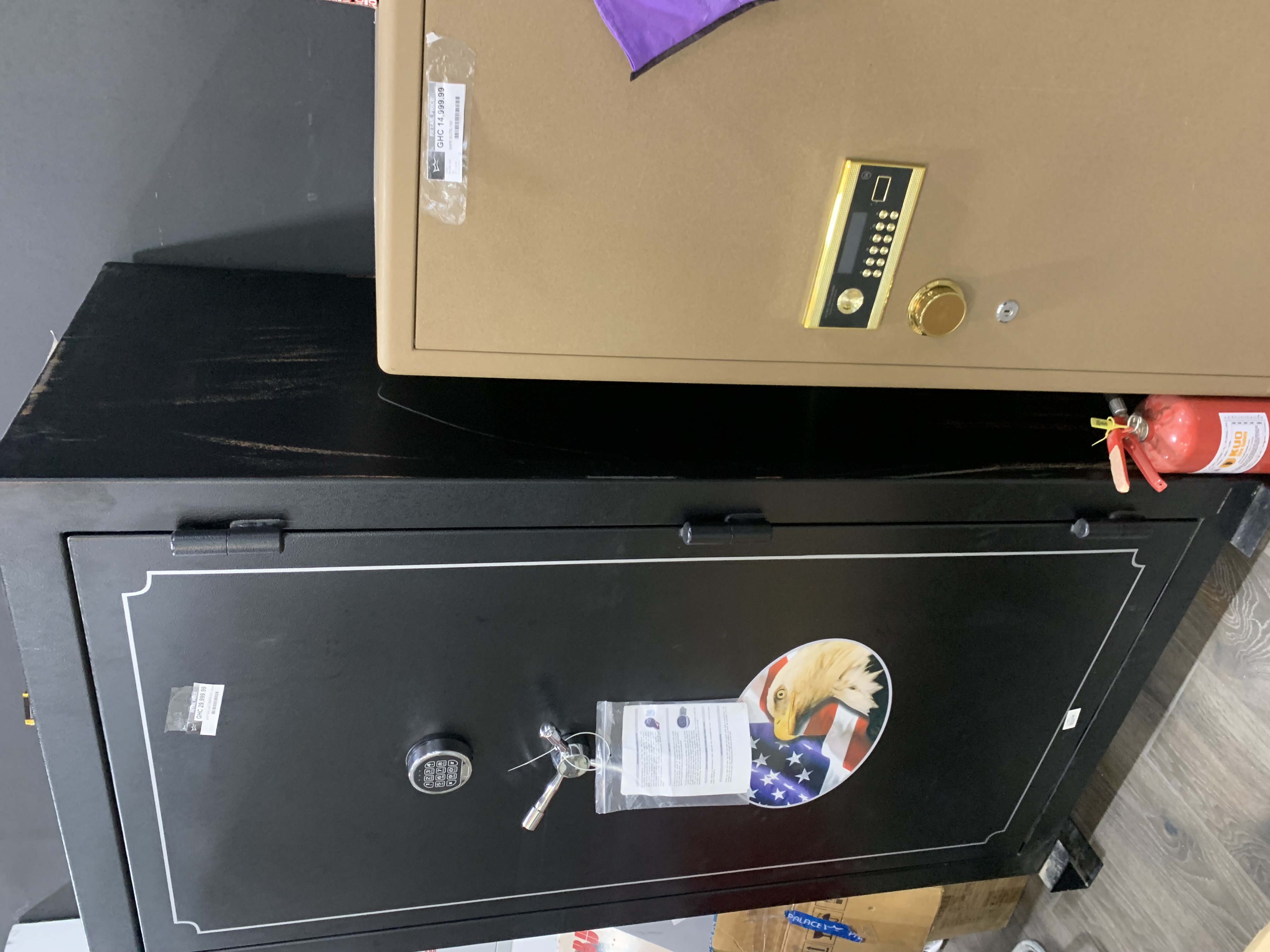 electronic fire proof safe 